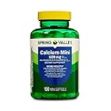 H4U Spring Valley Calcium Plus Vitamin D3, Dietary Supplement, 150 Mini Softgels