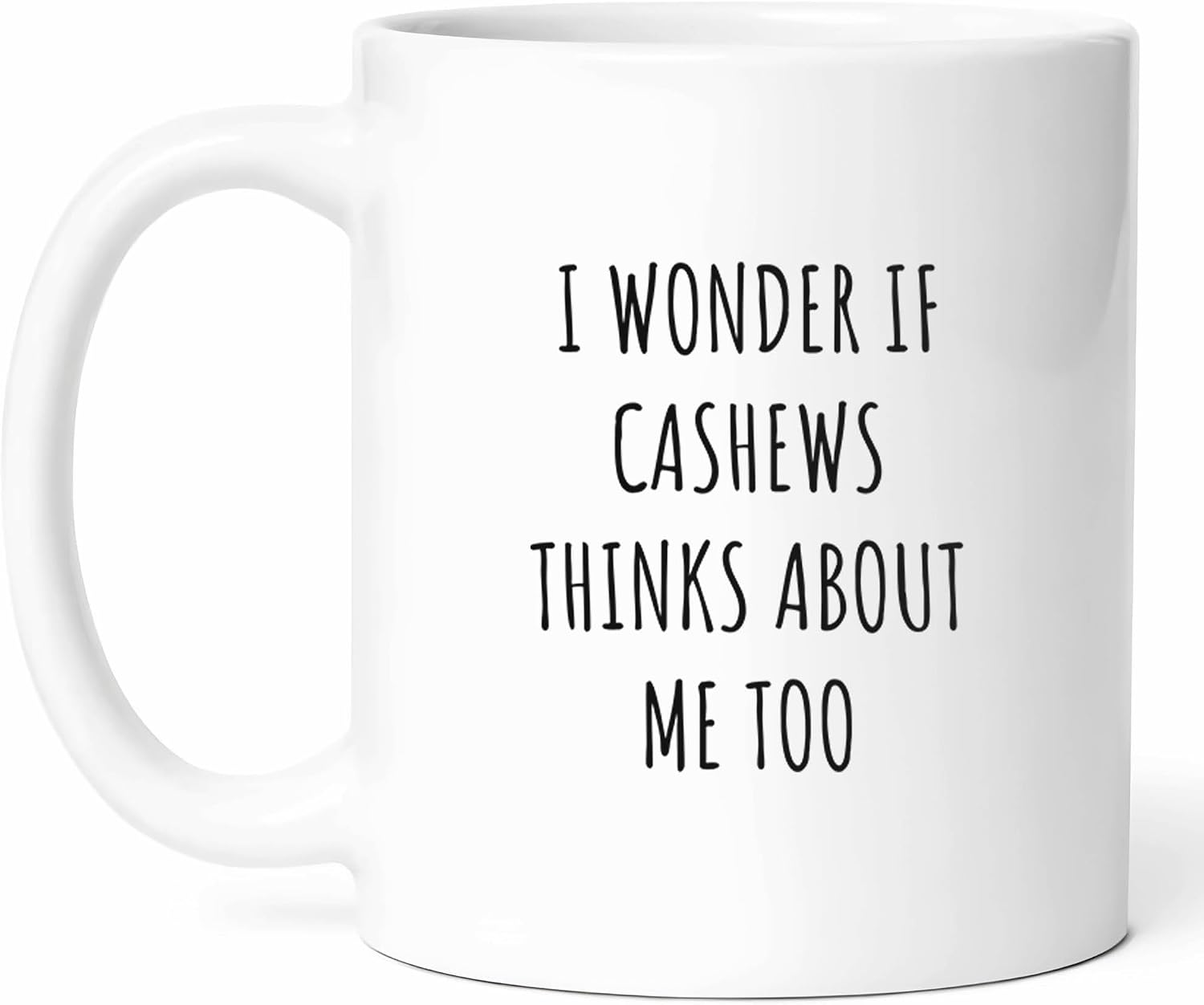 Funny Cashews Mug - Snack Coffee Cup - Healthy Muncher Funny Gift From - Crunchy Tea Mugs - Nut Cups - 11 Oz Ceramic Gifts For Lovers, Birthday, Him, Her, Christmas, Movie Night, Trail Mix, Vegan