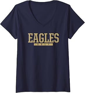 Womens New Albany High School Golf V-Neck T-Shirt