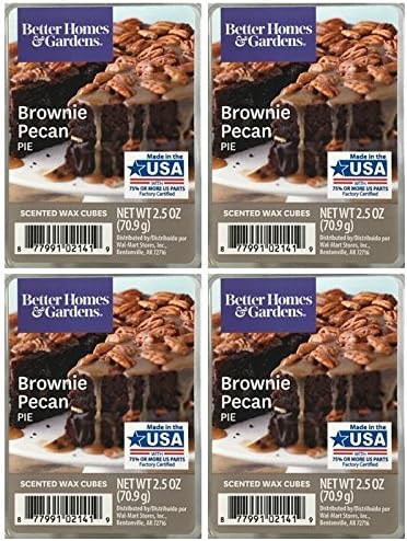 Better Homes and Gardens Brownie Pecan Pie Scented Wax Cubes - 4-Pack