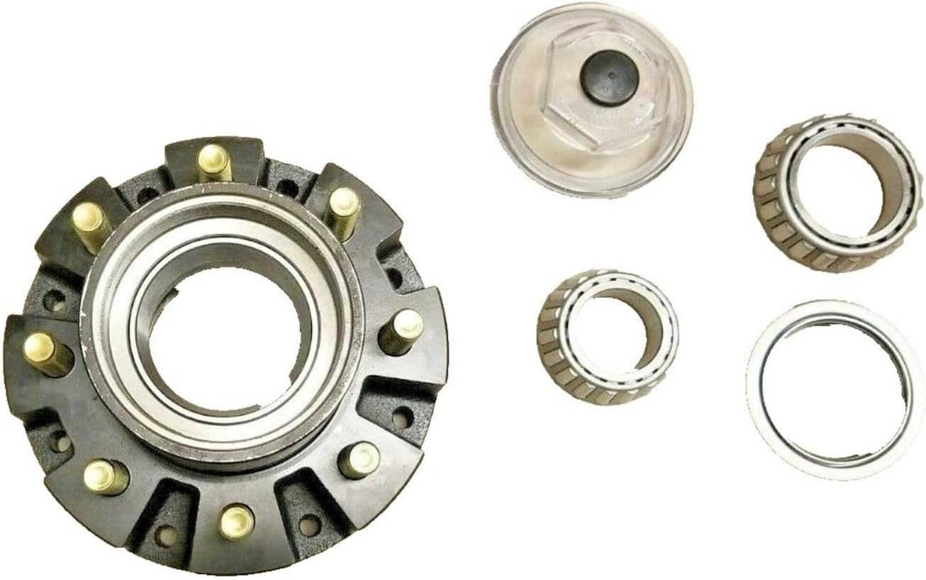 BD044-H-KIT Trailer Axle Brake Hub 4.75" Stud 5/8"-18 No of Stud Included Hub Cap for Dexter 10K GD Lippert 8-288-3 9-44 LCI 10-2875-06