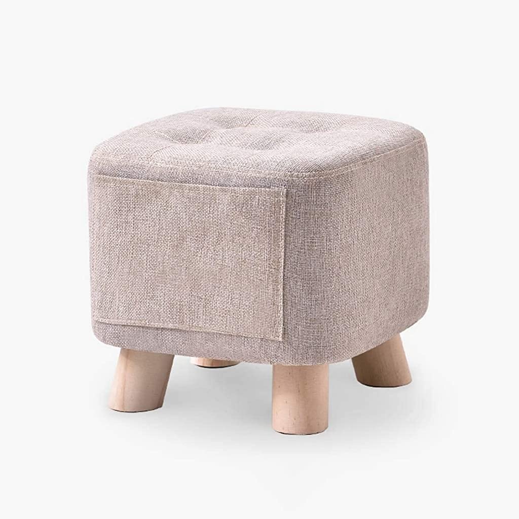 Silla cubierta de algodón y madera maciza de alta densidad