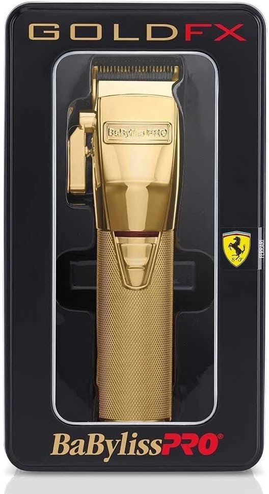 BaByliss PRO FX870G - Cortapelos inalámbrico/cable de litio, color dorado