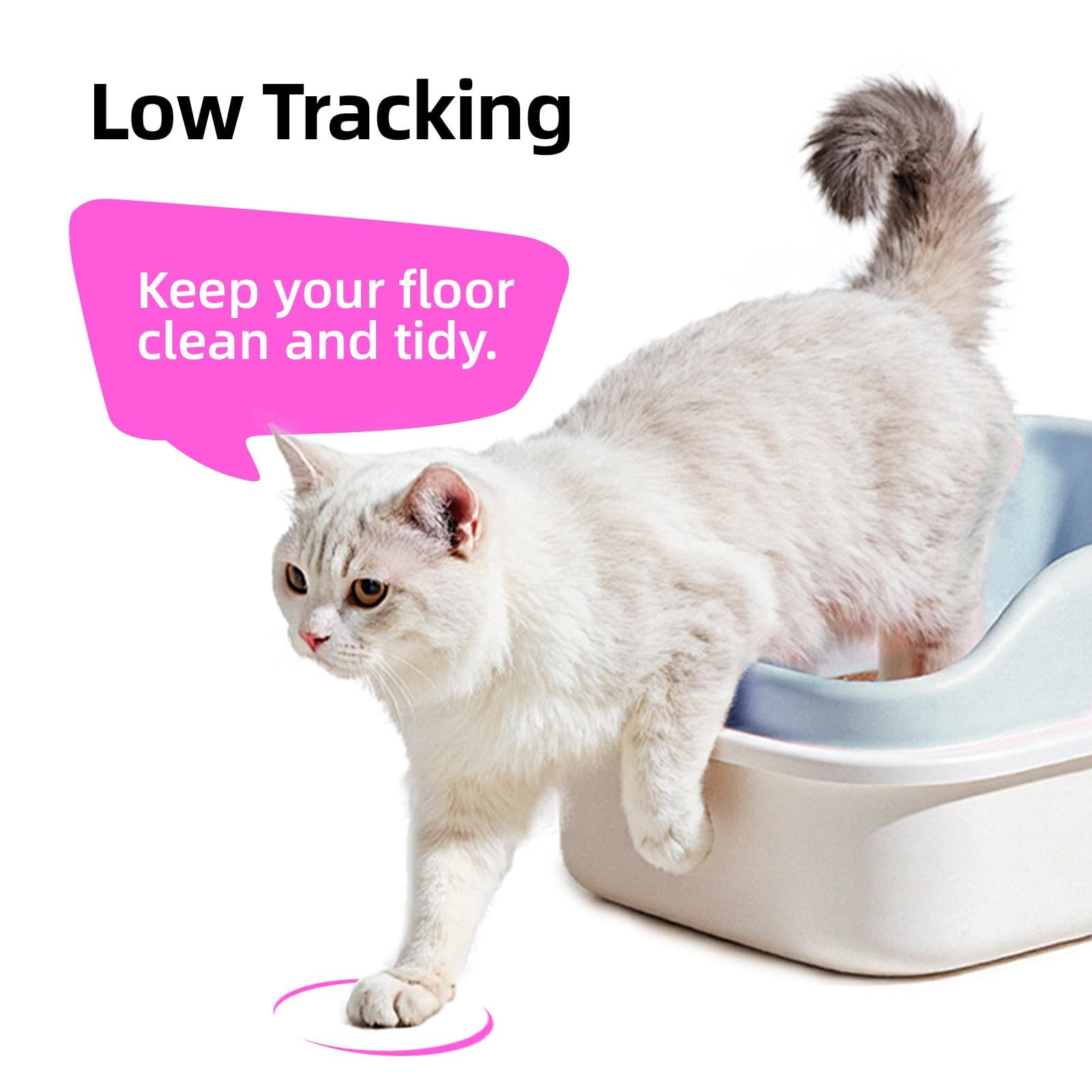 Lettiera per gatti mista con tofu resistente al 99,9%, senza polvere e sciacquabile, con ingredienti naturali e sostenibili misti, tofu misto e bentonite, controllo degli odori, basso