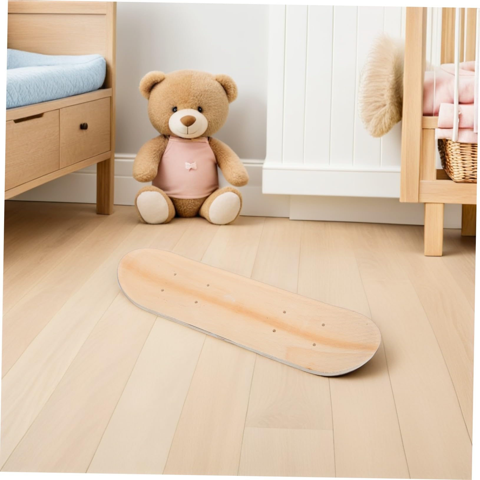 Planche de Skateboard en Bois Vierge à Peindre, Lot de 3, 7 Couches