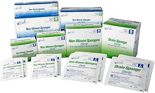 Medicom 4544 SafeGauze Sponges, Non-Woven, 4-Ply, 4