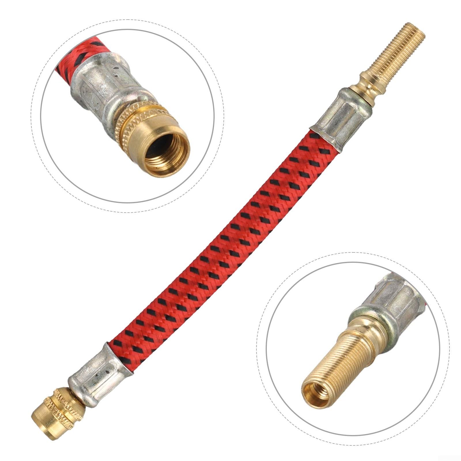 Extensor de válvula de neumático de 14 cm de largo para un fácil bombeo