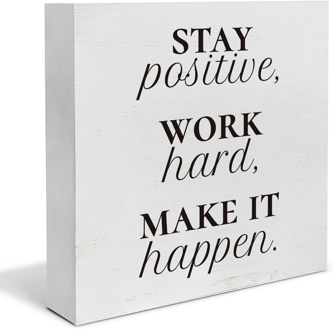 Amazon.com: Inspirational Office Sign Desk Decor, Encouragement Gifts ...