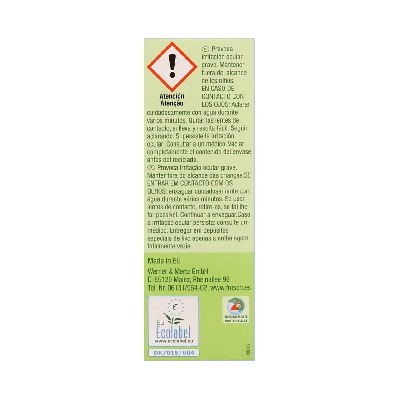 Pastiglie per lavastoviglie ecologiche, 30 pezzi, confezione da 4