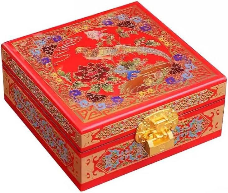 Jewelry Box Jewelry Box Jewelry Storage Box Jewelry Box Storage Box Retro Jewelry Box Dressing Table Jewelry Box Jewelry Box Organizer (2)