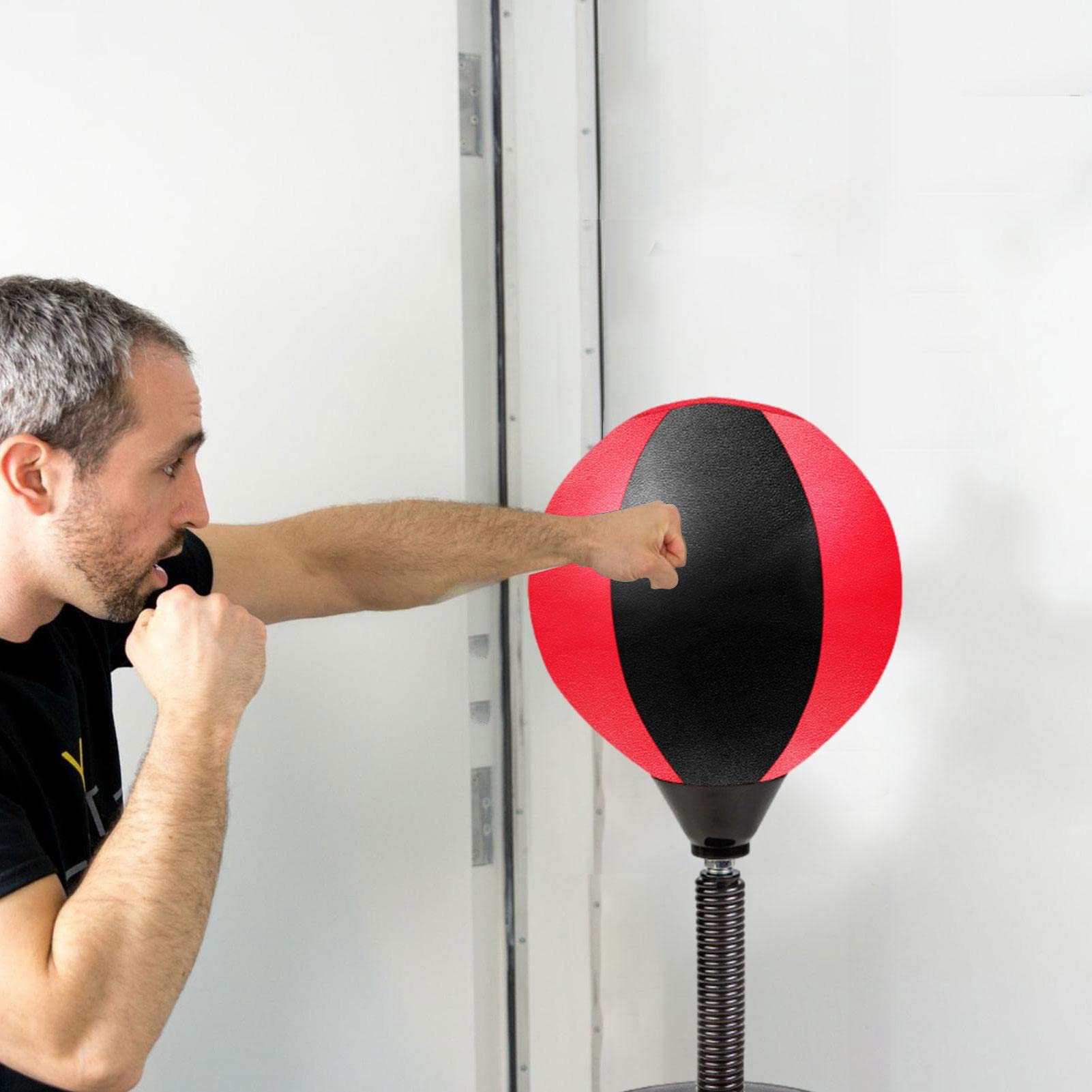 boxeo para el escritorio, sacos mesa para adultos, alivio del estrés Buster escritorio independiente cajas mesa bola ventosa juguete tensión para niños él padre niños Fulenyi
