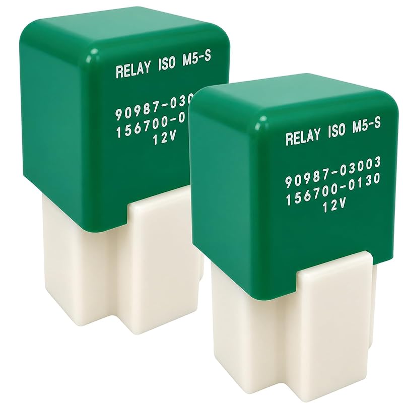 Relé automotivo Sonzrod 90987-03003 12 V 20 A, 4 pinos para Toyota e Lexus – Pacote com 2