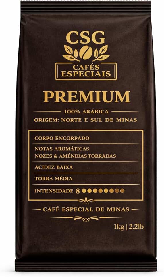 Café Premium Torrado em Grãos 1 Kg