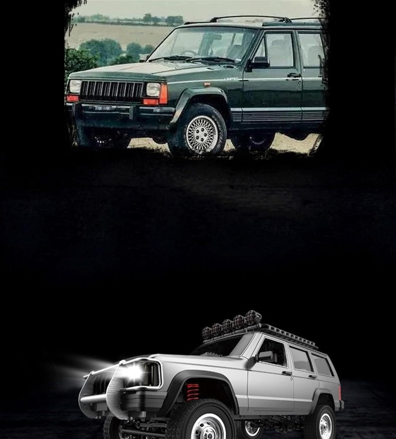 New RC 4WD off-road vehicle can be modified RC simulation model - 78 treasure blue(78 Silver,4)