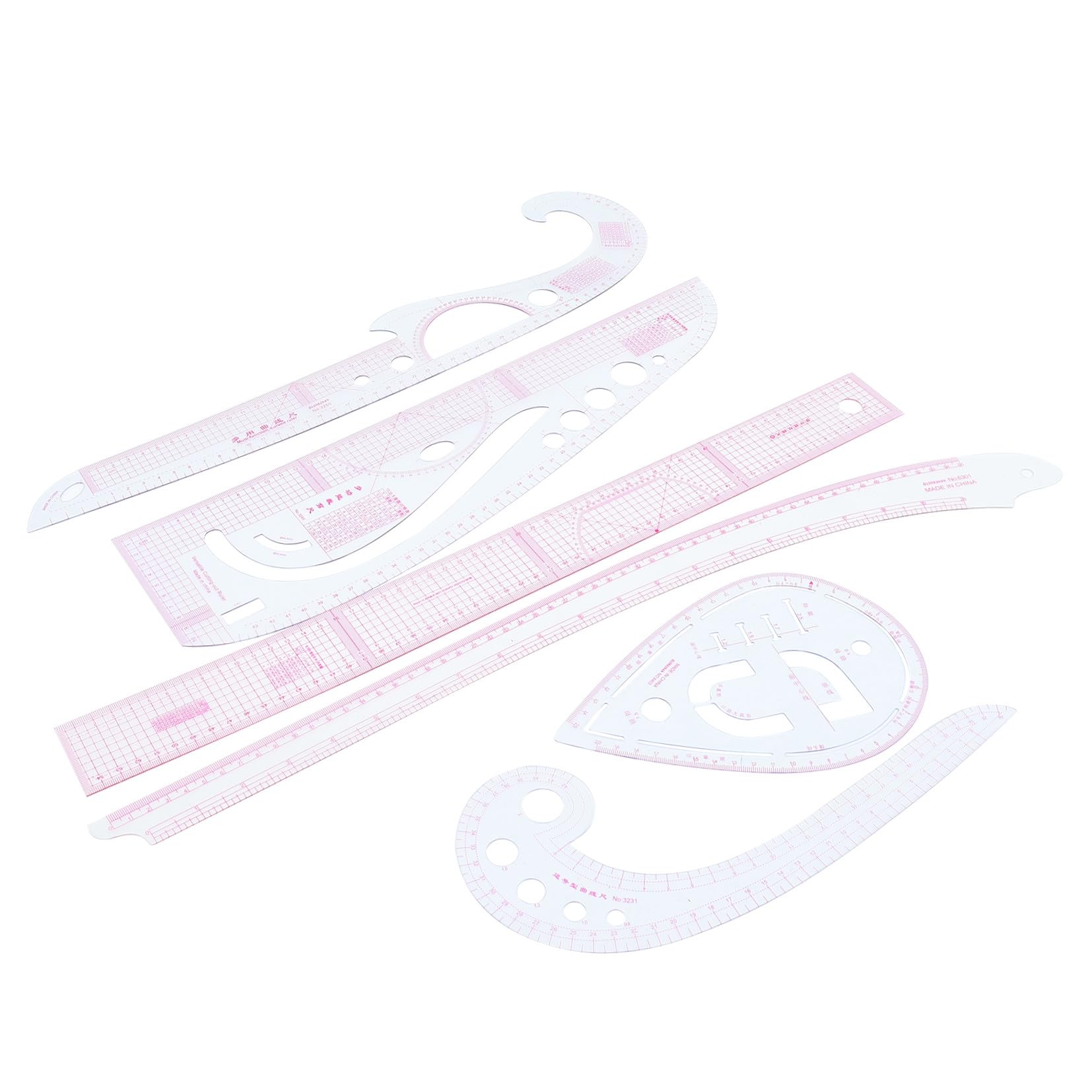 MAGICLULU Herramientas De Corte Regla Para Pruebas De Ropa Regla Para Hacer Placas De Traje Para Cortar Usar Patchwork Diy o Patronaje De Costura