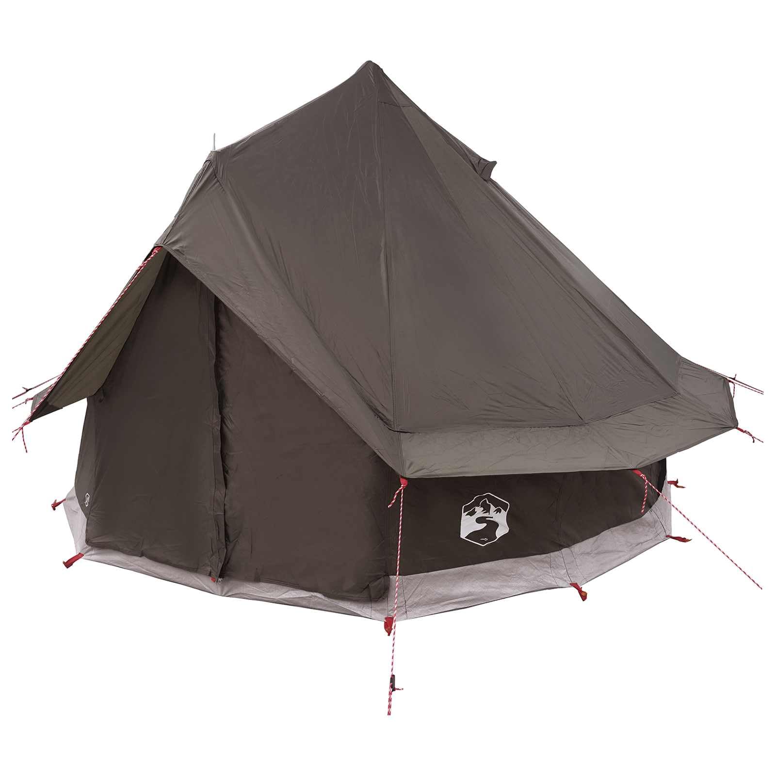 Tenda Tipi Familiare 6 Persone Verde Impermeabile