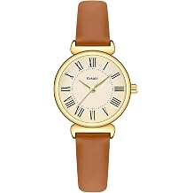 Womens Leather Watch Roman Numeral 30M Waterproof