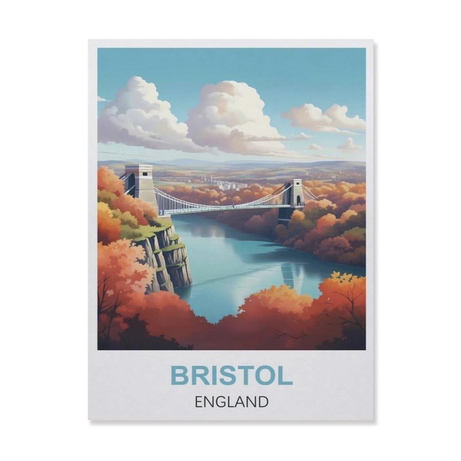 Metal Tin Sign，Bristol England(20x30cm）