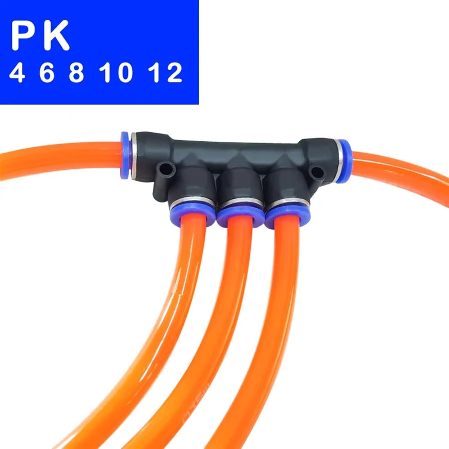 3-10PCS/LOT Pneumatic Fittings PK,4mm 5-Way Push In Quick Joint Connector,PK4/PK6/PK8/PK10/PK12(PK10 (4PCS))