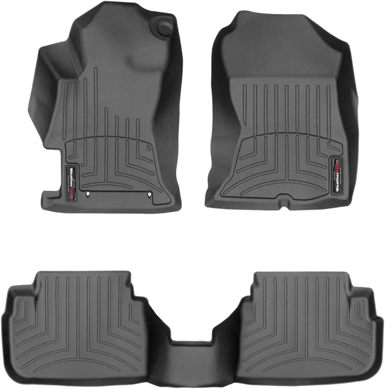 WeatherTech FloorLiner for 2017-2023 Subaru Impreza - 1st Row - Black ...