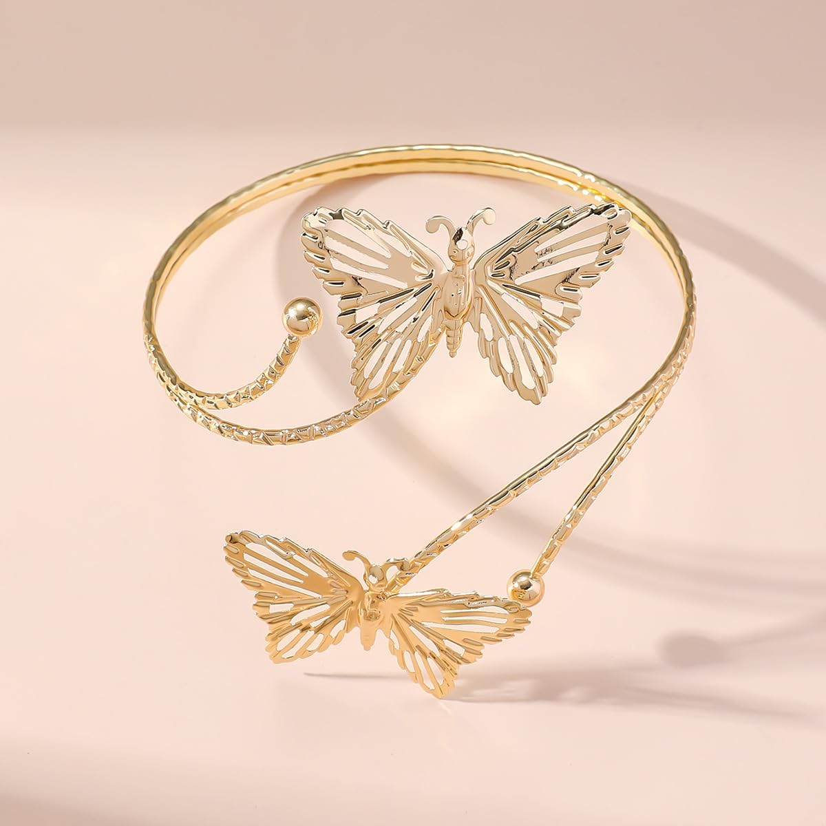 Minimalist Gold Arm Cuff Jewelry for Women Open Adjustable Upper Arm Cuffs Delicate Arm Bracelet Arms Cuff Jewelry