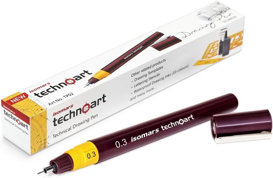 Technoart Drawing Pen, 0.3 mm Size