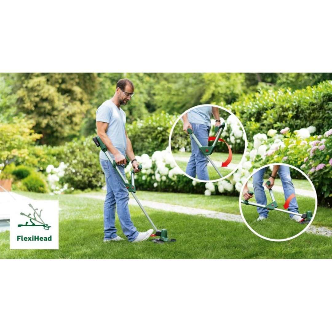 Bosch Home and Garden uniwersalna kosiarka do trawy z akumulatorem 18 V-26, 18 V, 2,5 Ah, szerokość koszenia!