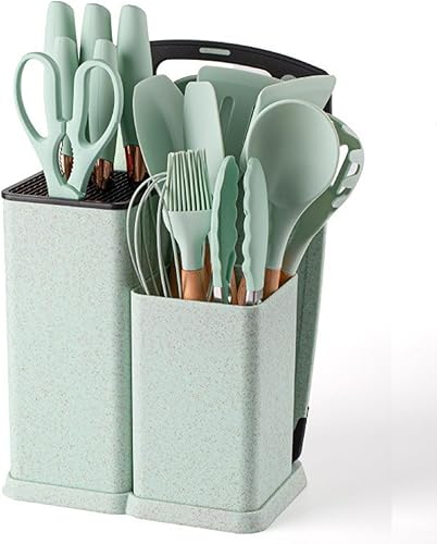 Molde Flan con tapa, compatible con olla instantánea de 568 cuartos de galón, el kit incluye estante de vapor, tapete de salvamanteles de silicona,