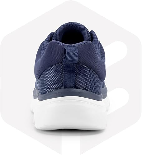 Miniatura 3 de FitVille Zapatos de caminar para hombre de ancho ancho Max Cushioning Zapatillas anchas para hombre Alivio del dolor de talón