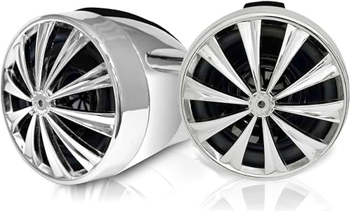 Miniatura 2 de Lanzar Sistema de amplificador de altavoz impermeable para motocicleta, juego de altavoces resistentes a la intemperie de 3 pulgadas, 700 W, entrada