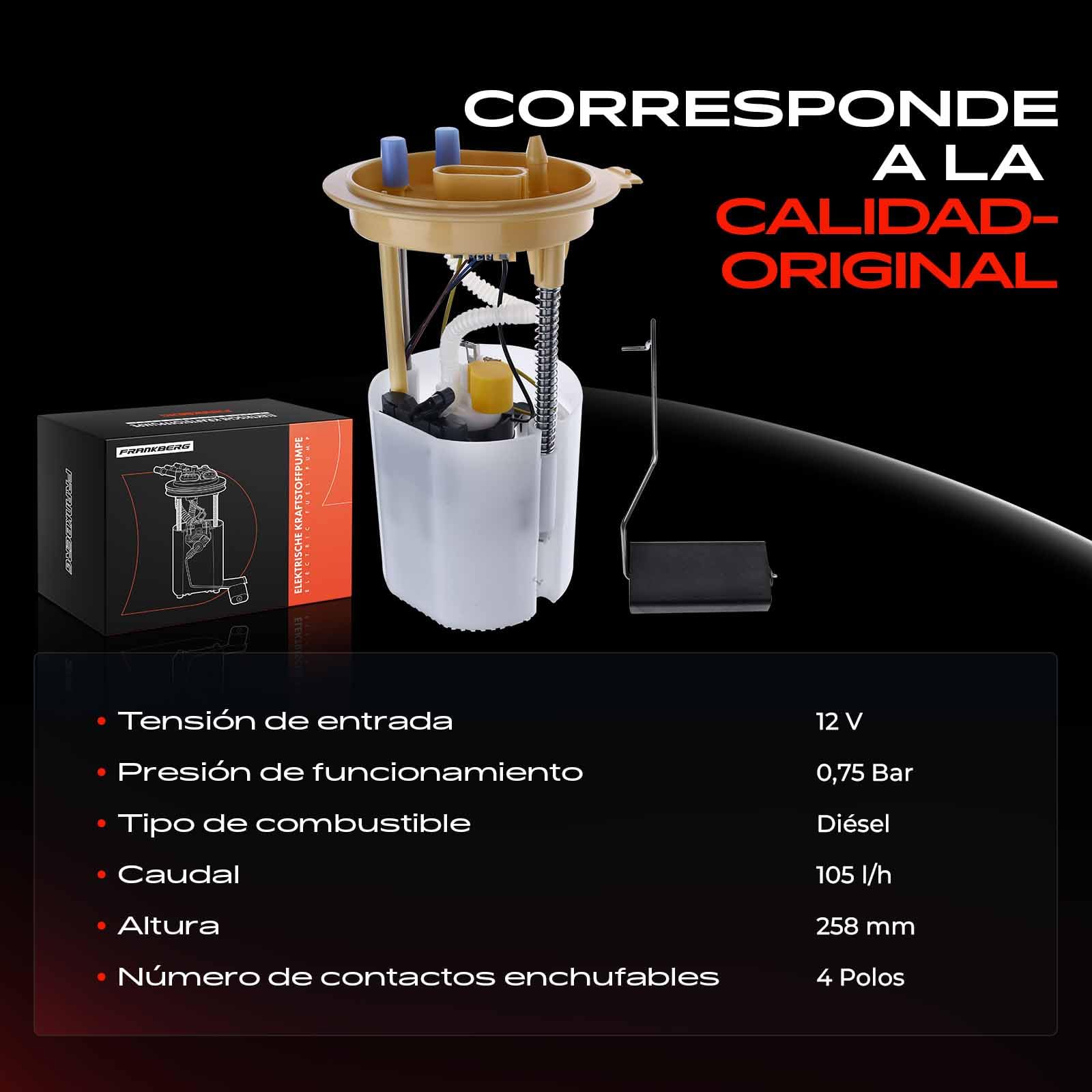 Bomba de combustible diésel para A3 Altea Leon Toledo III Yeti EOS Golf V J-e-t-t-a III 1.6L 1.9L 2.0L 2003-2020 1K0919050AB