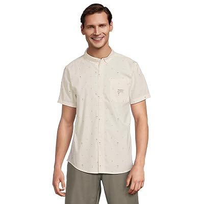 RVCA Exotica Seersucker Short Sleeve Men