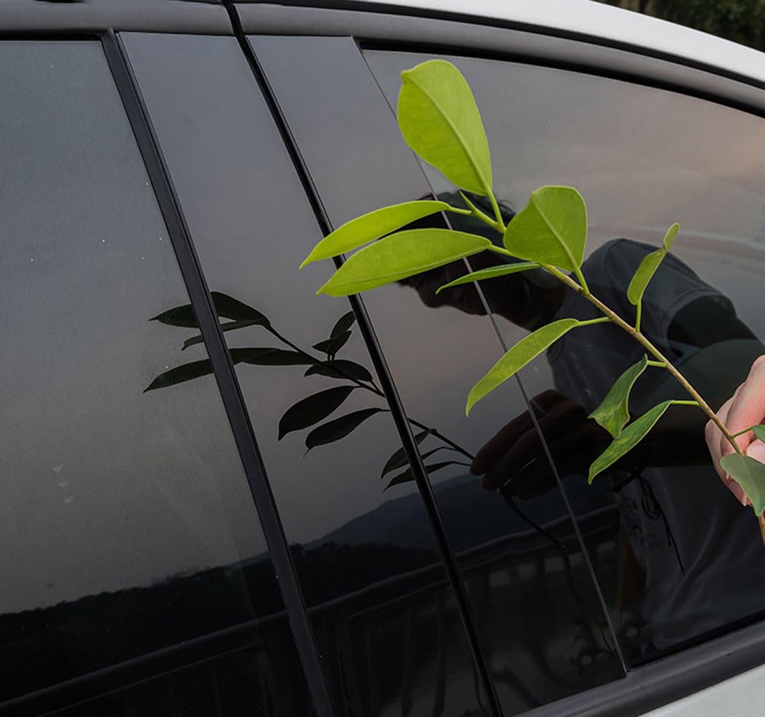 Dekoracja Słupek Drzwi Okienne Listwa dla Qashqai J12 2023 2024 2025 Błyszcząca czerń Osłona Słupka Osłony Słupka Drzwi Auto Akcesoria Samochodowe