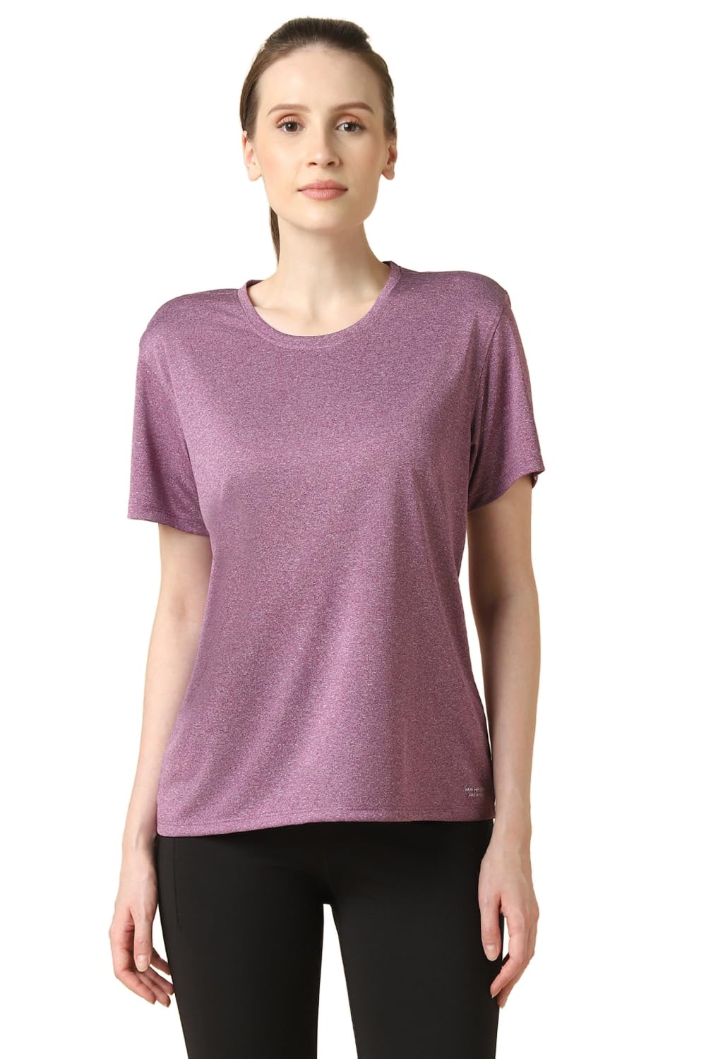 van heusen Women's Polyester Relaxed Fit Pro Active Anti Bacterial Sports T Shirt - Relax Fit, Round Neck, Short Sleeve-picture-21