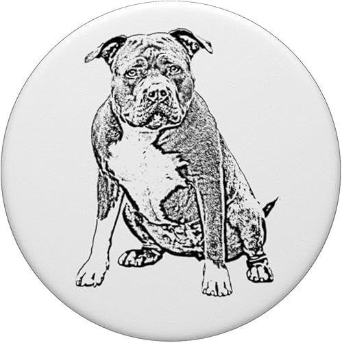 Miniatura 3 de American Bully Dad Dog Mom Bully XL Drawing PopSockets Standard PopGrip