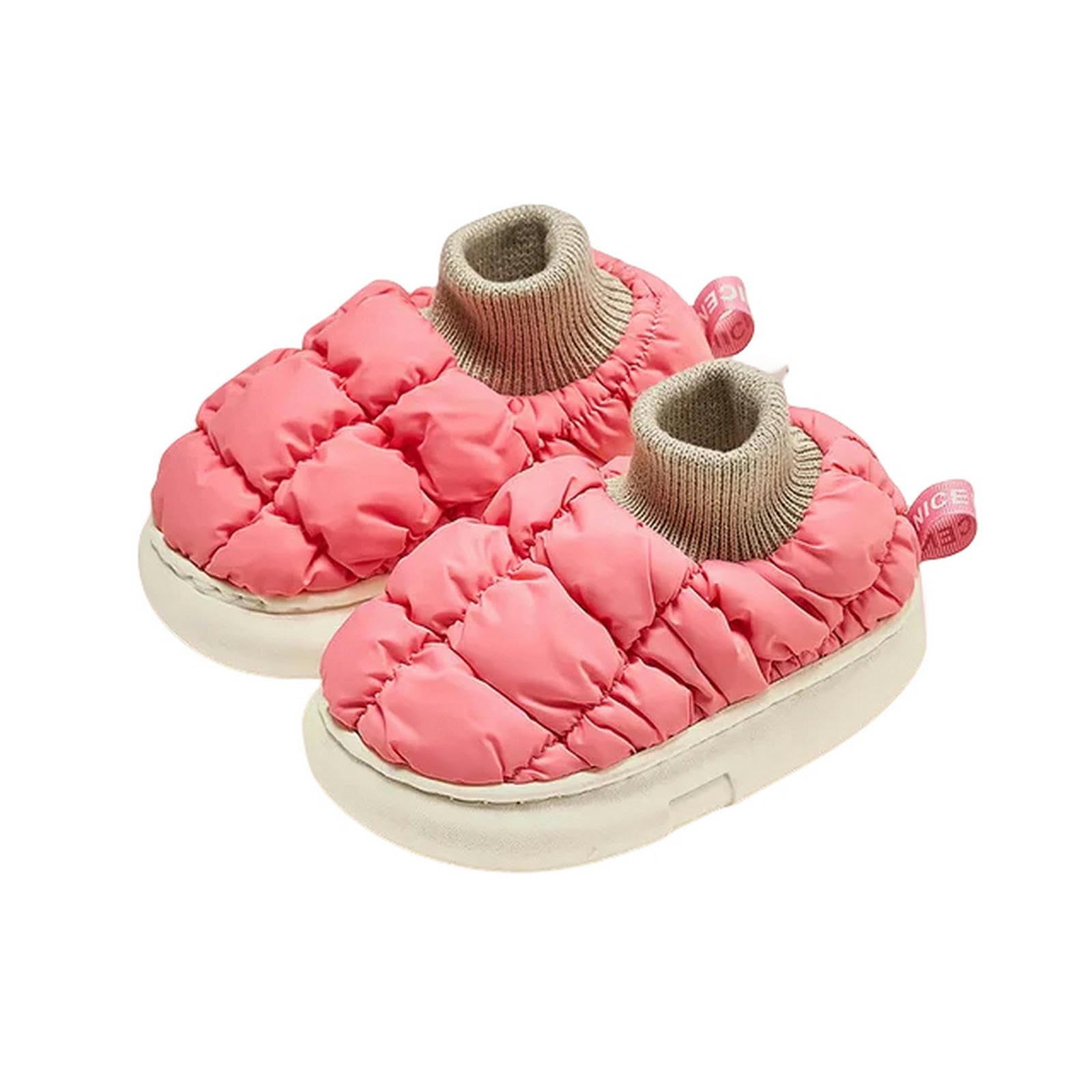 MdybF Pantofole Donna Invernali Pantofole Indoor per Bambini Ragazze Scarpe Ragazzi Pantofole Inverno Peluche Pantofole Toddlers Scarpe di Cotone Flats