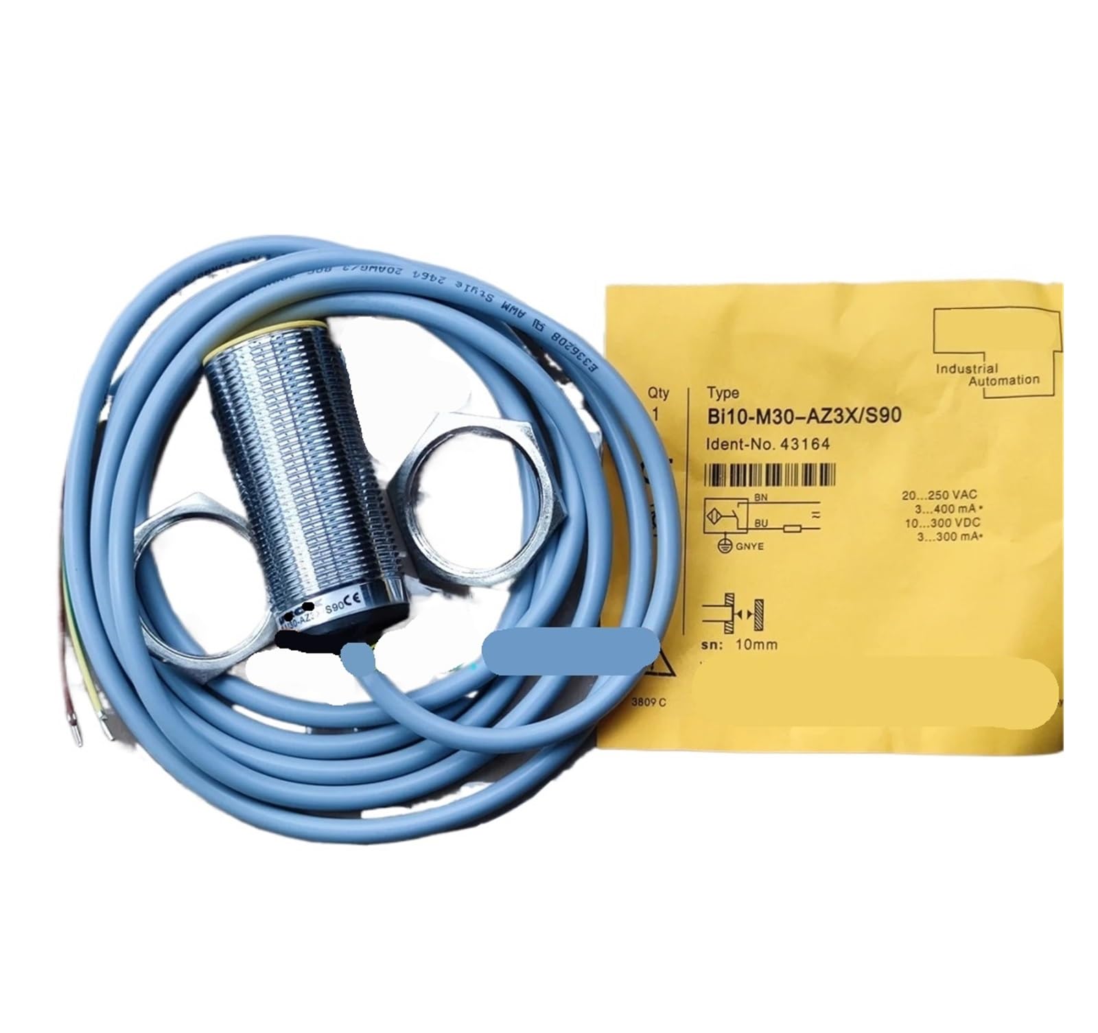 JHPWKRMU BI10-M30-RZ3X/S90 BI10-M30-AZ3X/S90 Proximity Switch Sensor(BI10-M30-RZ3X S90)
