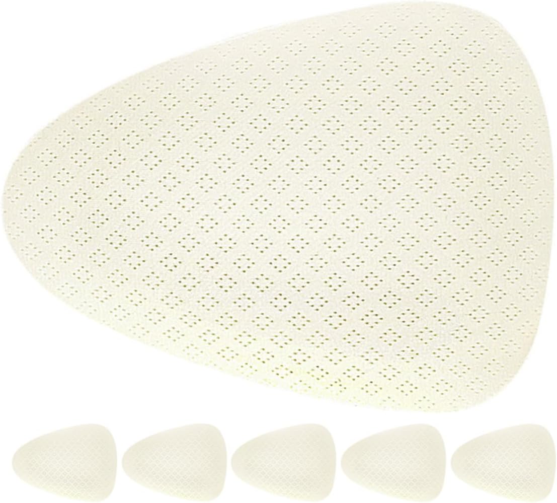 SUPVOX 6pcs Women Waterproof Private Cover Pads for Swimming with Ergonomic Teardrop Shape, Nylon and Sponge Material, Seamless Concealer for Yoga and Bikini Use, Beige