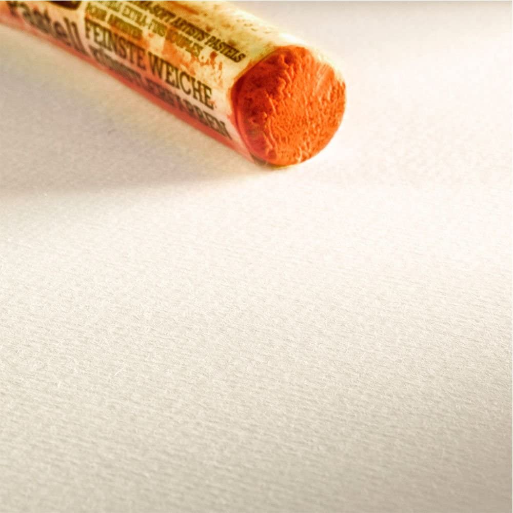 Hahnemühle The Collection Ingres Pastel, 100 g/m², véritable papier pastel vergé, blanc, 30 x 40 cm, 20 feuilles