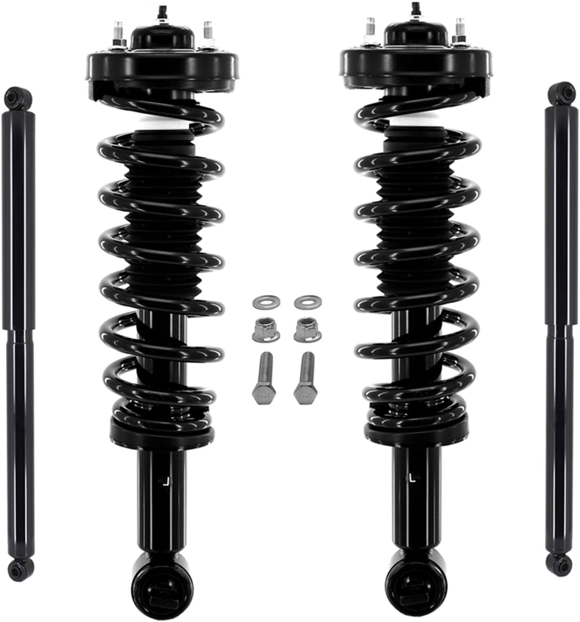 PM Auto Set 4 Front Quick Strut-Rear Shock For 2015-2020 Ford F-150 Standard Cab Pickup