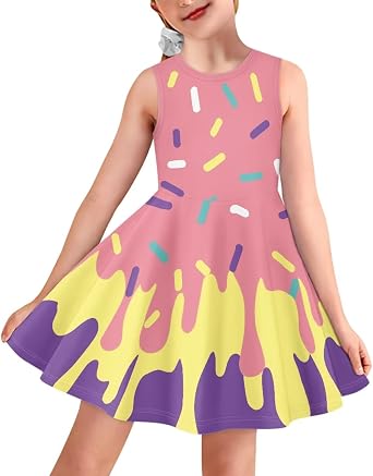 Ystardream Toddler Girl Summer Clothes Soft Junior Dresses for Teen Girls 3-16T