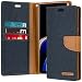 Galaxy Note 9 Case [Drop Protection] Goospery Canvas Diary [Denim Material] Wallet Case [Card Slots] Stand Flip Cover [Magnetic Closure] for Samsung Galaxy Note9 (Navy) NT9-CAN-NVY