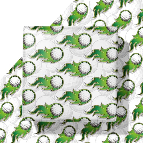 WAPLIGHAL Golf Wrapping Paper - 28 x 40 Inches -