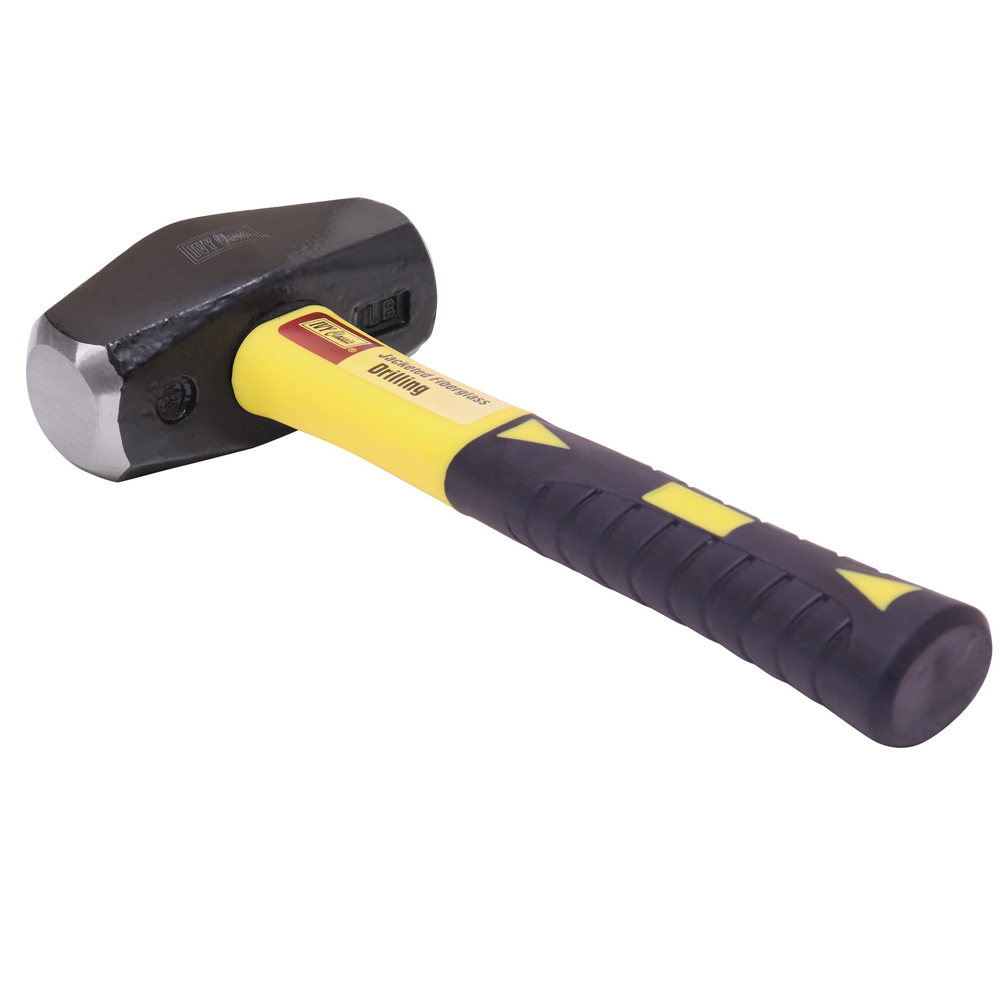 IVY Classic Martillo de perforación de fibra de vidrio de 15104 4 libras con mango de goma co-moldeado