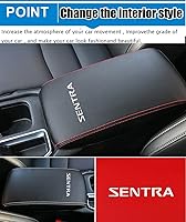 Vista 170 de Great-luck Leather Center Console Cover Armrest Pad,Protector Armrest Box Cover Accessories Keep Your Armrest in a More Comfortable Feeling(black