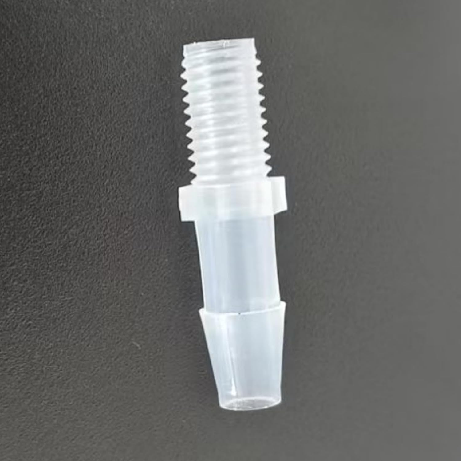 1/4-28UNF Male Threaded to Barbed Fittings Plastic Barbed Hose Connector Pipe Adpaters for Laboratory Biochemical Analytical Instruments Food Machinery 100PC/PK (4.8mm 3/16'' Extended)