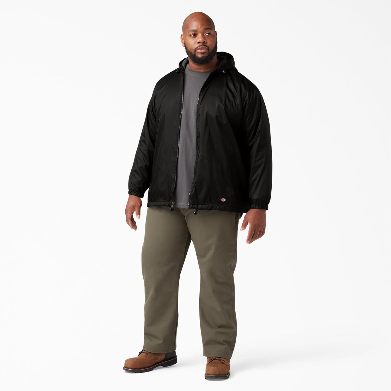 Dickies Men's Fleece Lined Hooded Jacket