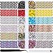 Produktbild JOVITEC HOT FIX Glas Flatback Strass HotFix Runde Kristall Edelsteine in Aufbewahrungsbox mit Pinzette und Picking Strass Stift 12 Mixed Colors, 3 mm