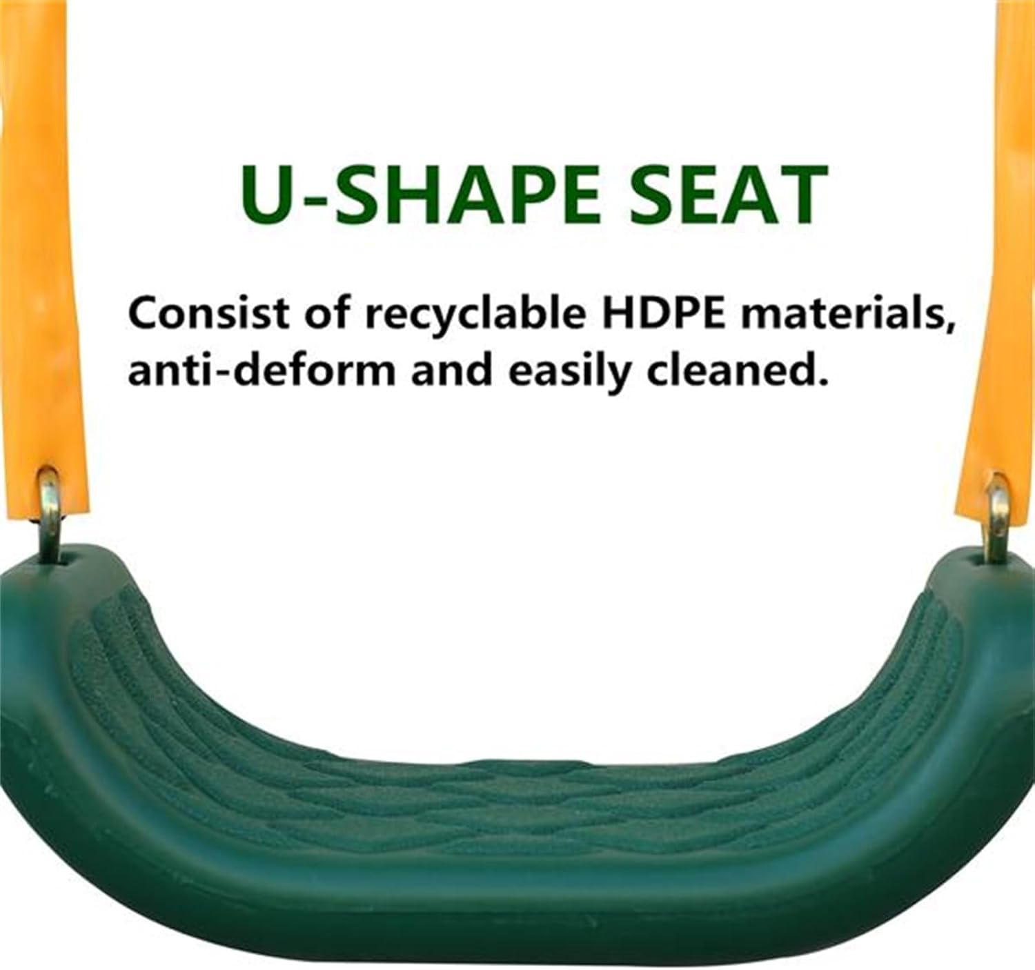 4 Seat Metal Swing Set with Glider, Kids Swing, Outdoor Swing, Kids Outdoor Toys, Playground Equipment, Suitable for Children 3-8 Years Old