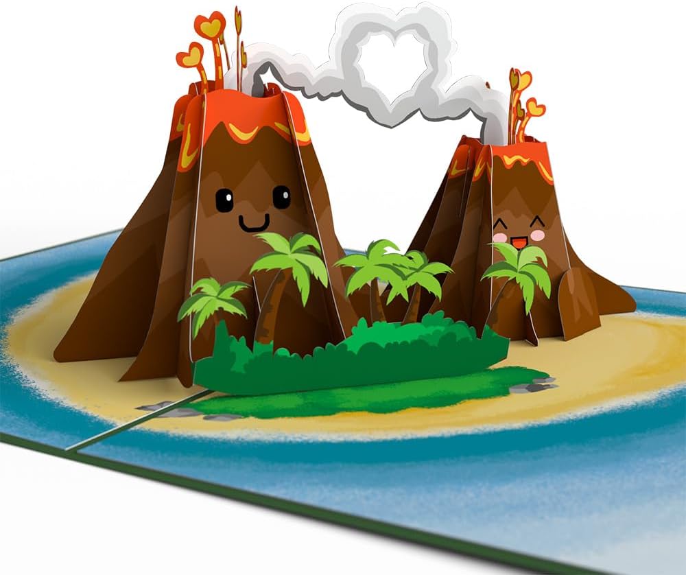 Lovepop Everyday Pop-Up Card for Her, Him, Girls, Boys - 3D Love Greeting Cards - I Lava You - 5" x 7" - Blank Note Card & Envelope Included